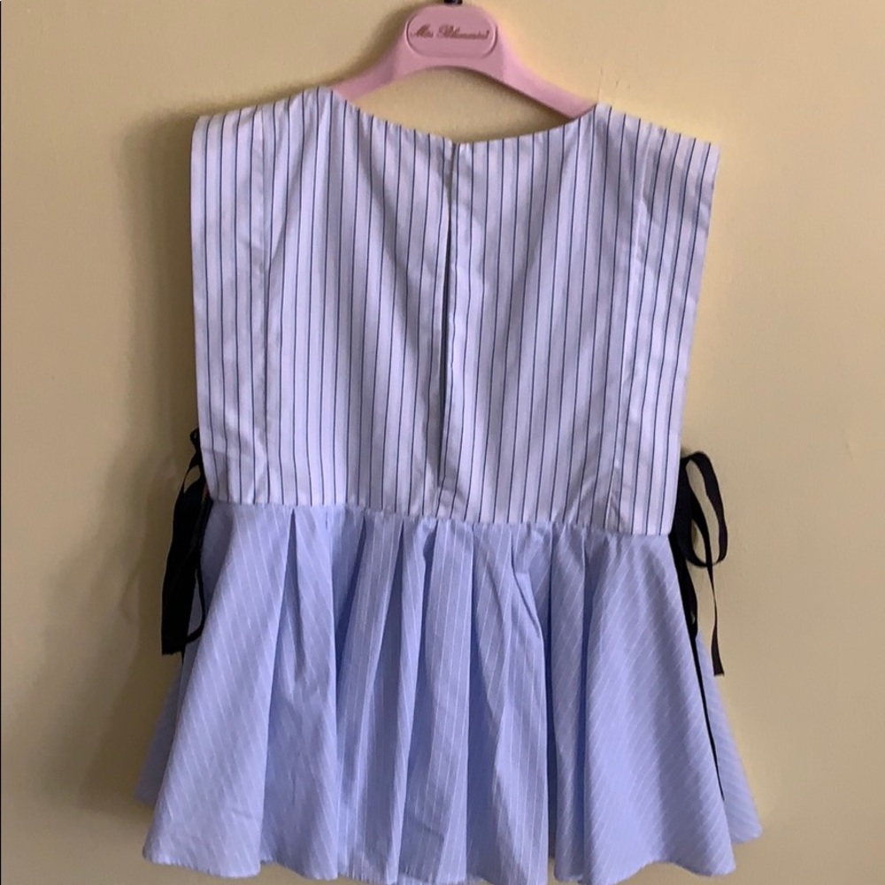 Blue stripe blouse from Zara - Picture 2 of 3
